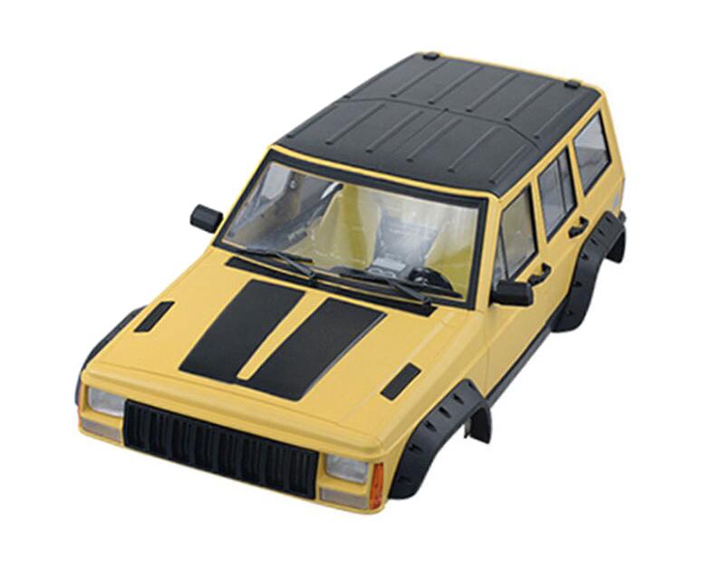 Realistic LX10 Hard Plastic Body Kit for 1/10 Scale Off-Road Crawler WB=313m C31023YELLOW