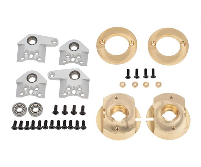 Alloy Steering Blocks w/ Weight Add-On 146g Each for Axial Wraith 2.2 & RR10 C31493SILVER