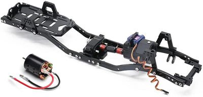 Alloy 1/10 MCY10 Trail Off-Road Scale Crawler Chassis Frame w/2-Speed, 45T Motor C31575BLACK