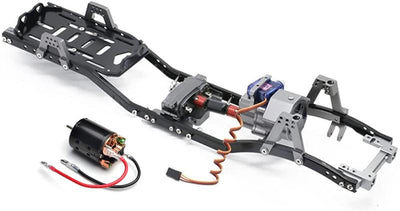 Alloy 1/10 MCY10 Trail Off-Road Scale Crawler Chassis Frame w/2-Speed, 45T Motor C31575GUN
