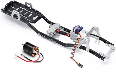 Alloy 1/10 MCY10 Trail Off-Road Scale Crawler Chassis Frame w/2-Speed, 45T Motor C31575SILVER
