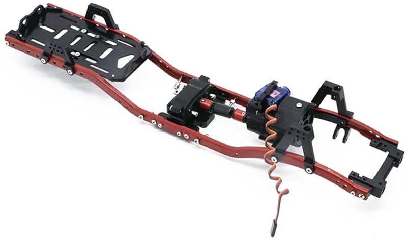 Alloy 1/10 MCZ10 Trail Off-Road Scale Crawler Chassis Frame w/ 2-Speed C31576RED