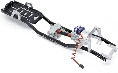 Alloy 1/10 MCZ10 Trail Off-Road Scale Crawler Chassis Frame w/ 2-Speed C31576SILVER