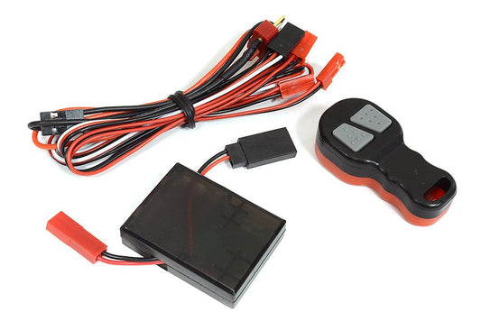 Wireless Controller Module for Scale Crawler Winch System C31700BLACKRED