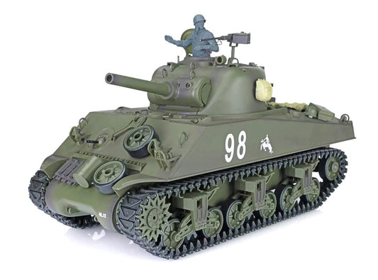 1/16 Scale USA M4A3 Sherman Main Battle Tank, 2.4GHz RC Model HL3898-1Upg 7.0 C31717