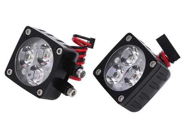 Alloy Outer Case A-Pillar Super Bright LED Spot Light Set for Axial SCX6 C31842