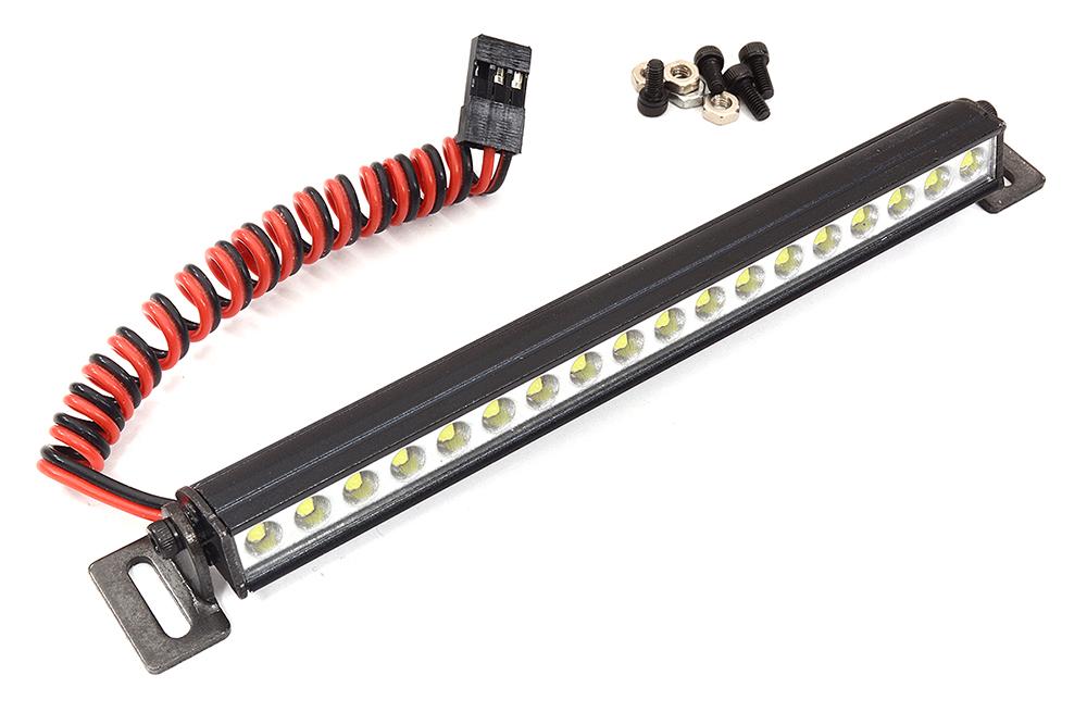 Realistic Roof Top LED HV 111mm Light Bar 5V-14.8V 131x16x15mm for 1/10 Crawler C32333