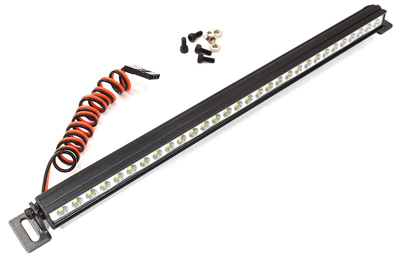 Realistic Roof Top LED HV 185mm Light Bar 5V-14.8V 205x16x15mm for 1/10 Crawler C32336