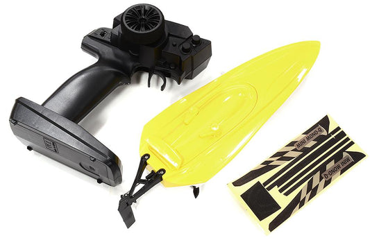 Mini Mono-Q Speed Boat 303mm w/ Motor, ESC and Controller ARTR Kit C32627YELLOW