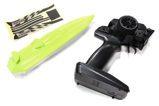 Mini ECO-Q Speed Boat 255mm w/ Motor, ESC and Controller ARTR Kit C32628GREEN