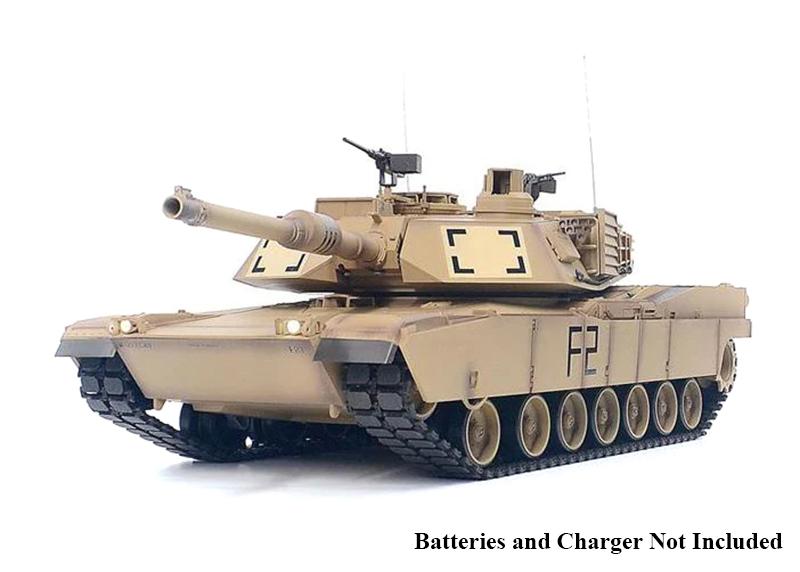 1/16 Scale USA M1A2 Abrams RC Main Battle Tank, 2.4Ghz R/C Model HL3918-1 7.0 C32764