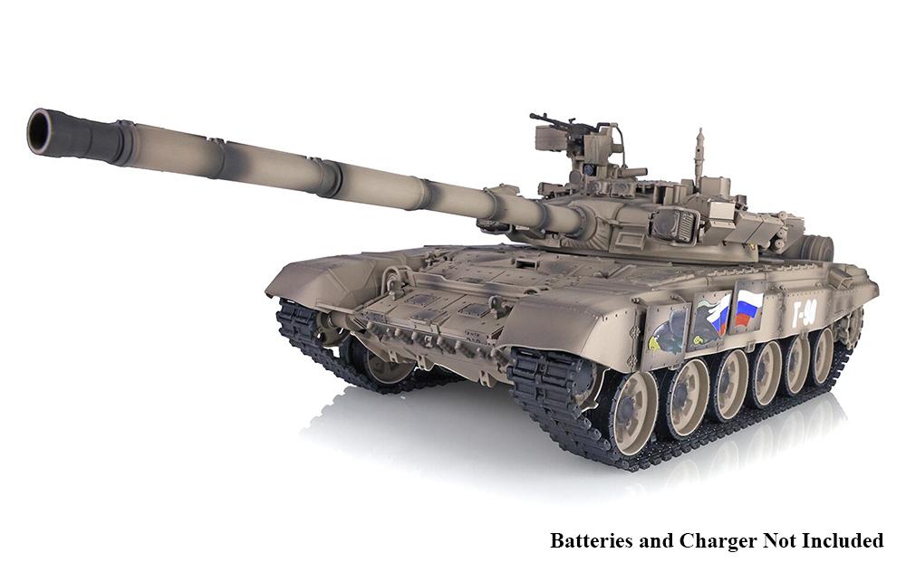 1/16 Scale T-90 RC Main Battle Tank, 2.4Ghz Remote Control Model HL3938-1 7.0 C32766