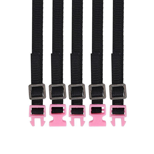 1/10 Model Scale 310mm Nylon Luggage Straps (5) for Off-Road Crawler C32786PINK