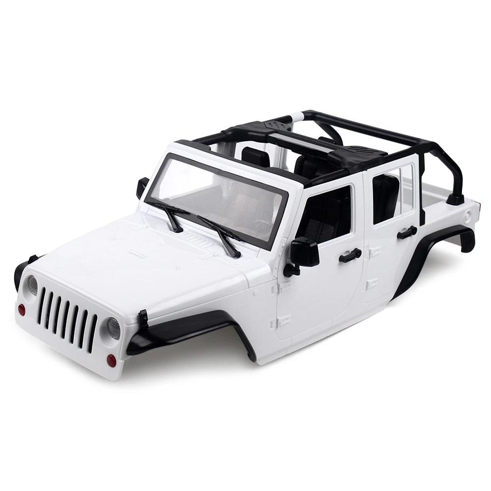 Realistic JW10-C Hard Plastic Body Kit for 1/10 Scale Off-Road Crawler WB=313mm C32999WHITE