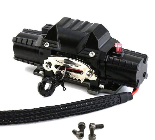 Realistic Alloy Machined Twin Motor Winch Kit for 1/10 Scale Off-Road Crawler C33155