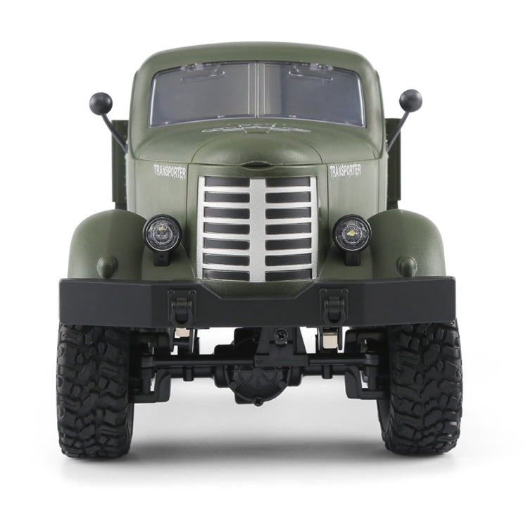 JJR/C Q60 Transporter-1 Full Body 1:16 Mini 2.4GHz RC 6WD Tracked Off-Road Military Truck Car Toy(Army Green)