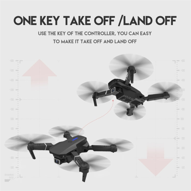 LS-E525 4K Single HD Camera Mini Foldable RC Quadcopter Drone Remote Control Aircraft(Black)