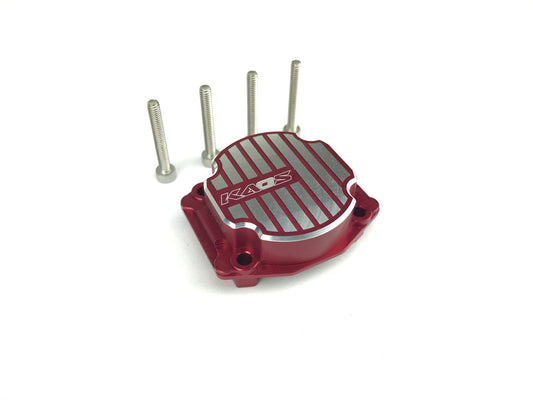 CKD0350 KAOS CNC Metal Differential Cover (Red Anodized) 1 pc Q/MT/DL Series