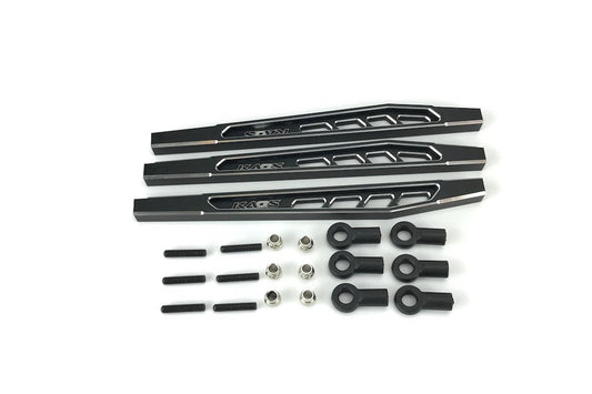 CKD0374 KAOS CNC Rear Upper & Lower Suspension Links Set (117mm, CNC Aluminum, Black Anodized) 3 pcs F450 DL-Series