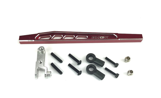 CKD0379 KAOS Rear 4th Link Suspension Link Set (Upper right, 117mm, CNC Aluminum. Link Mount, Red Anodized) F450 DL-Series