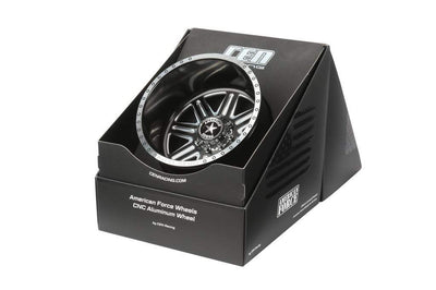 CKR0522 Forged Alloy CNC American Force Legend SS8 Wheel (-18,Black)