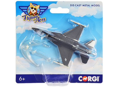 General Dynamics F-16 Fighting Falcon Fighter Aircraft "USAF" "Flying Aces" Series Diecast Model by Corgi