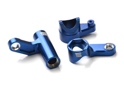 RC8 STEERING CRANK SET, 7075