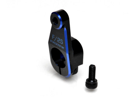 AE HEAVY DUTY SERVO HORN, 7075 F/25 2 color anodized