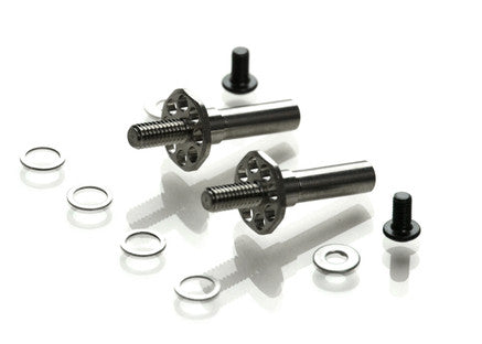 SLASH BANDIT TITANIUM FRONT AXLES, 1 PAIR for Street Eliminators