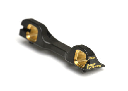 B6.4 C BLOCK BRASS WEIGHT, black 24gr