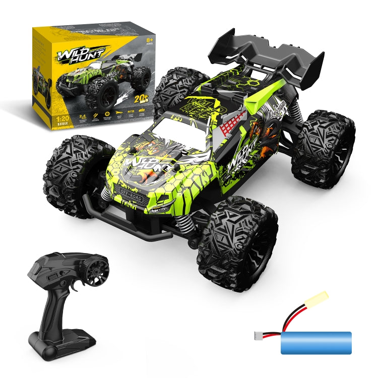 2.4G 1:20 Full Scale RC Off-road Vehicle(Light Green)