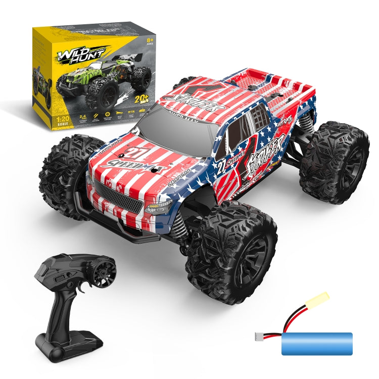 2.4G 1:20 Full Scale RC Off-road Vehicle(Red)