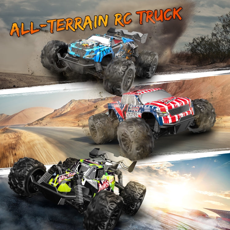 2.4G 1:20 Full Scale RC Off-road Vehicle(Green)