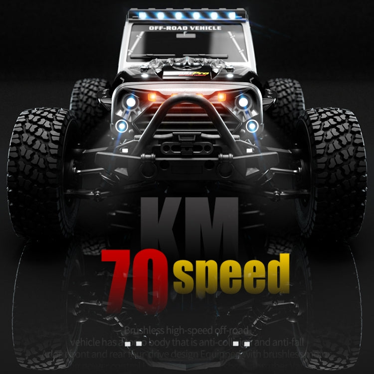 JJR/C Q117C Full Scale Brushless High Speed Off-Road Wrangler Remote Control Car(Black Blue)