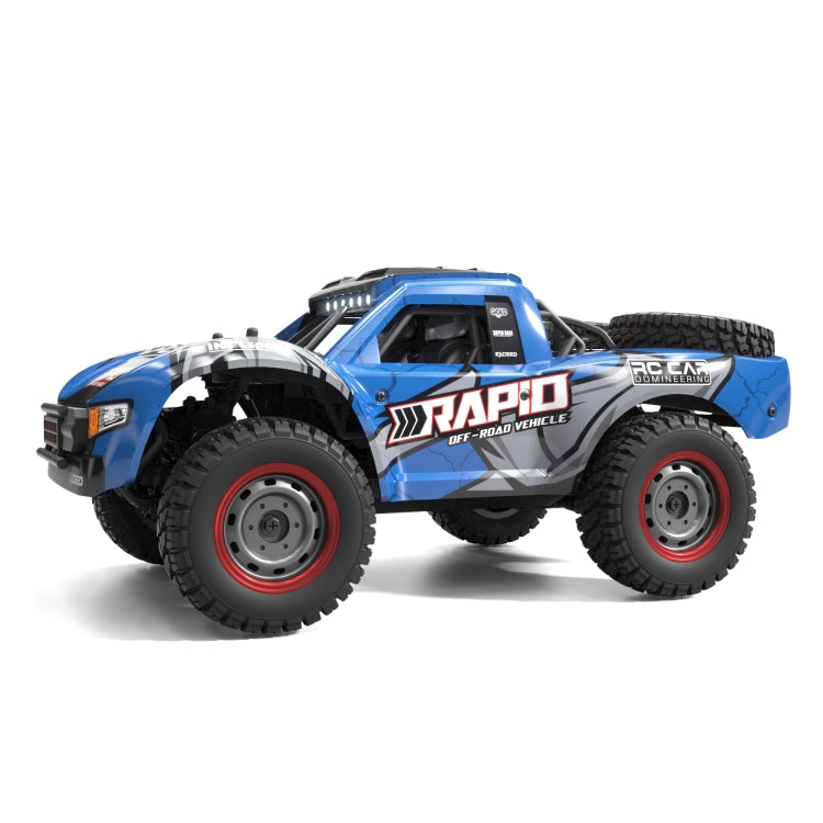 JJR/C Q130 Full-scale High-brush Four-wheel Drive High-speed Pickup Remote Control Car(Blue)