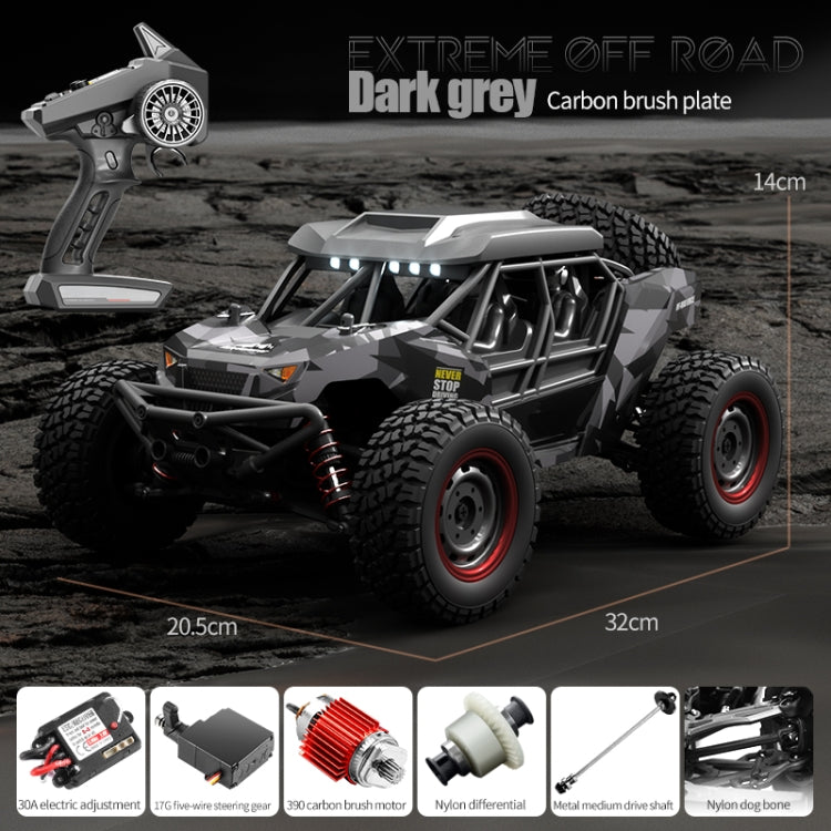 JJR/C Q141 High-speed Carbon Brush Desert Remote Control 4WD Off-road Vehicle(Dark Grey)