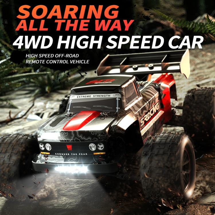 JJR/C Q146 Electric 4WD Alloy Bigfoot Short Card Off-Road Remote Control Car(Red)