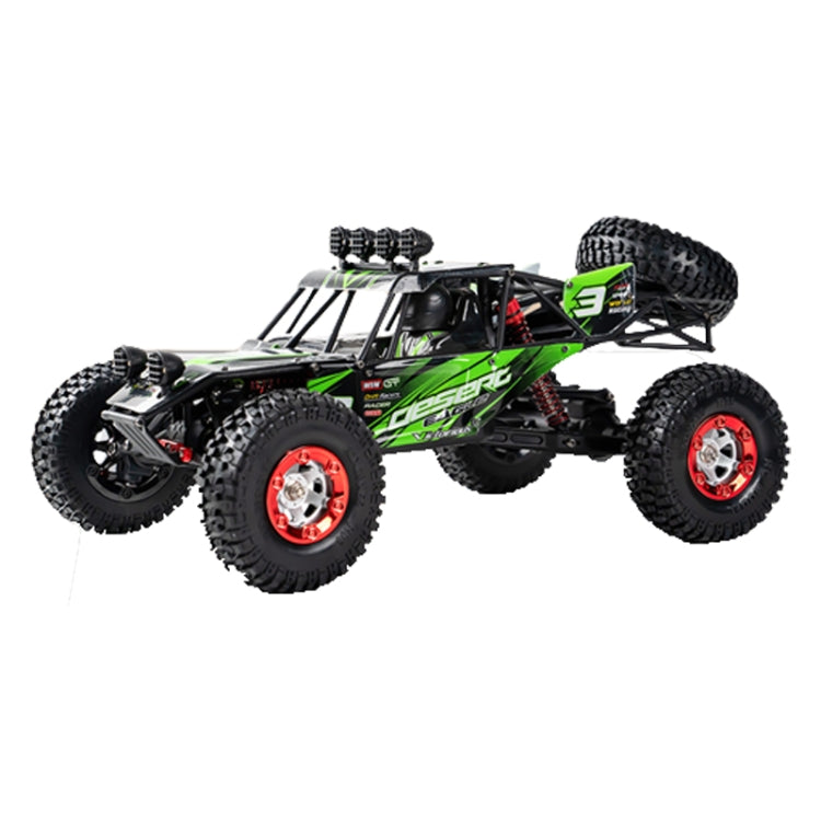 JJR/C Q39C 2.4G Four-wheel Drive High-speed Climbing Carbon Brush Motor RC Desert Off-Road Truck(Green)