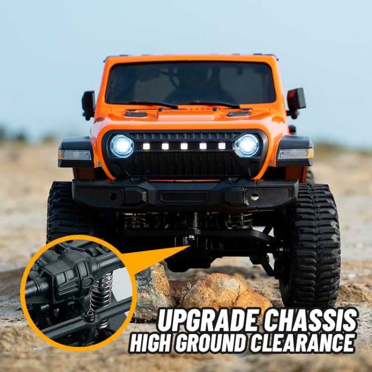 JJR/C C8801 4WD Drive Off-road Climbing Remote Control Vehicle(Orange)