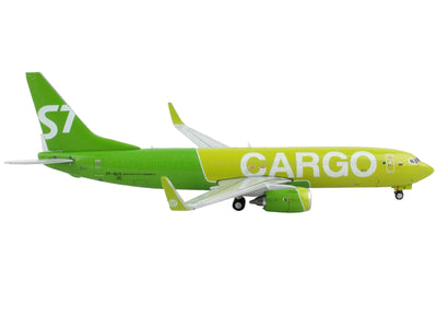 Boeing 737-800BCF Commercial Aircraft "S7 Airlines Cargo" Green 1/400 Diecast Model Airplane by GeminiJets