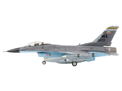General Dynamics F-16C Fighting Falcon "Shark" Fighter Aircraft "57th Wing 64th Aggressor Squadron Nellis AFB" (March 2017) "Air Power Series" 1/72 Diecast Model by Hobby Master