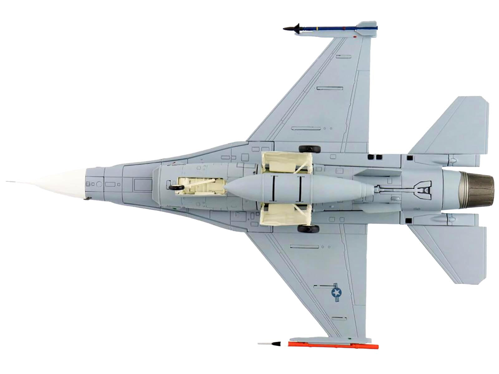 Lockheed F-16B Fighting Falcon Fighter Aircraft "Top Gun 90th Anniversary of Naval Aviation NSAWC" United States Navy "Air Power Series" 1/72 Diecast Model by Hobby Master