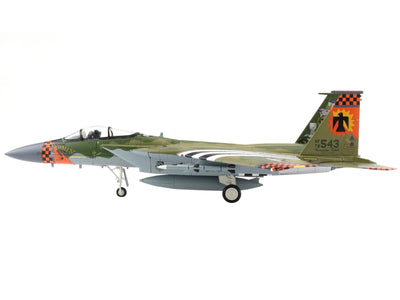 McDonnell Douglas F-15C Eagle Fighter Aircraft "173rd FW 75th Anniversary scheme" "Oregon ANG Kingsley Field" (2020) "Air Power Series" 1/72 Scale Model by Hobby Master