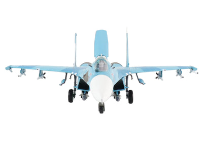 Sukhoi Su-27SM Flanker B Fighter Aircraft "Russian Air Force" (2013) "Air Power Series" 1/72 Diecast Model by Hobby Master