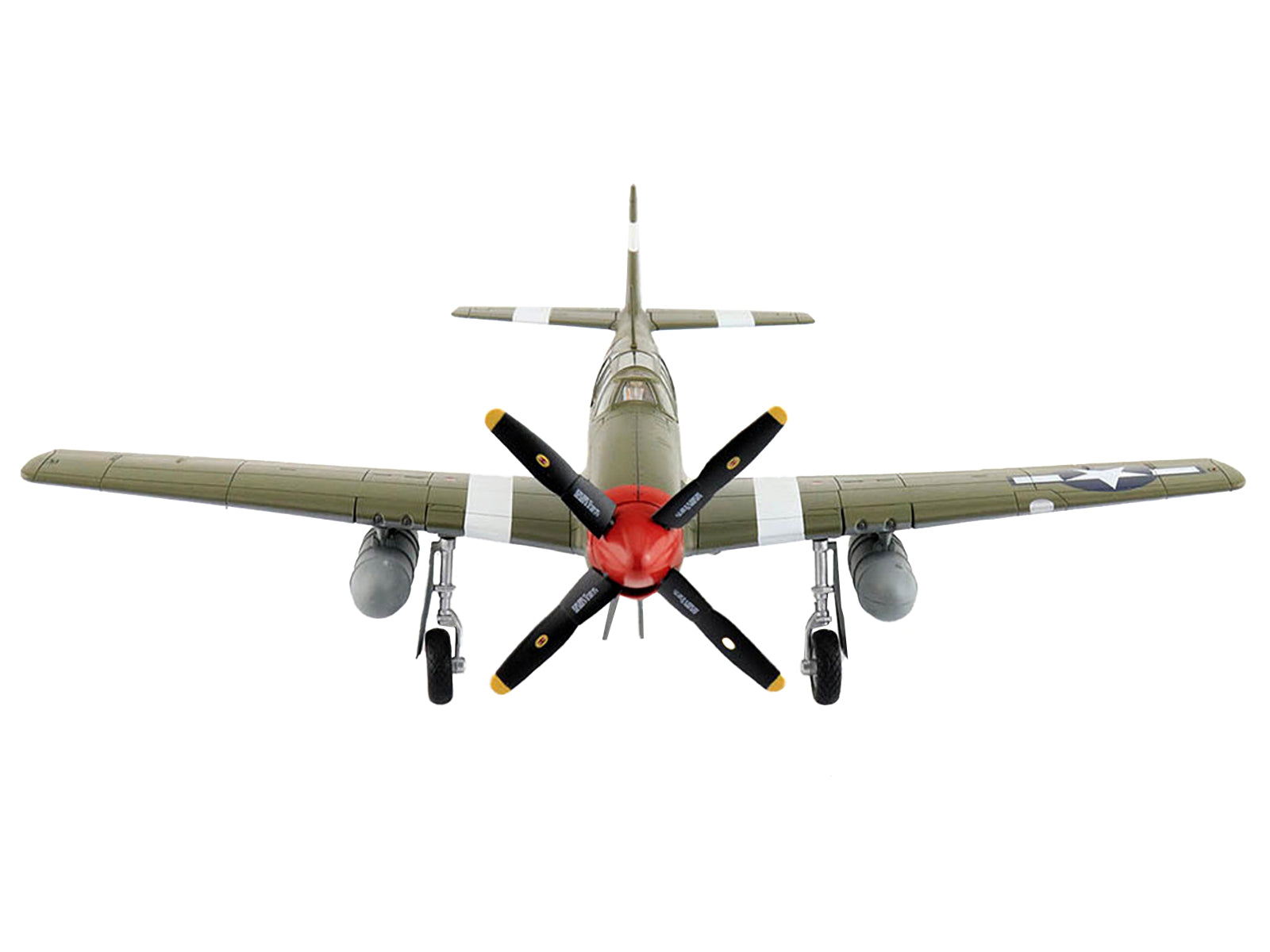 North American P-51B Mustang Fighter Aircraft "Steve Pisanos 4th FG 334th FS" (1944) "Air Power Series" 1/48 Diecast Model by Hobby Master