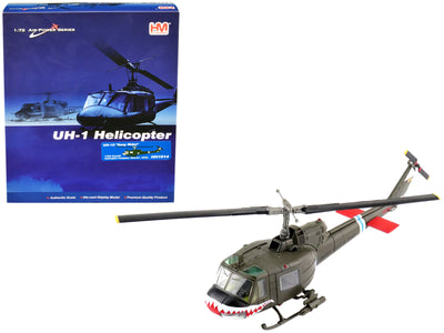 Bell UH-1C "Easy Rider" Helicopter "174th Assault Helicopter Company" "Sharks" (1970s) "Air Power Series" 1/72 Scale Model by Hobby Master
