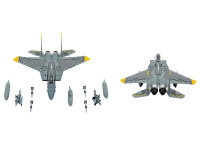 McDonnell Douglas F-15C Eagle Fighter Aircraft 004 California "USAF ANG 194th Fighter Squadron 75th Anniversary Edition" (2018) 1/72 Diecast Model by JC Wings