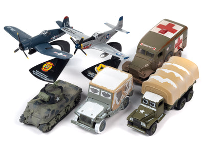 "Korea: The Forgotten War" Military Set A of 6 pieces 2023 Release 1 Limited Edition to 2000 pieces Worldwide Diecast Models by Johnny Lightning