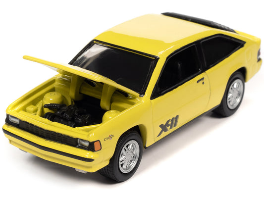1981 Chevrolet Citation X-11 Bright Yellow "Classic Gold Collection" Series Limited Edition to 8476 pieces Worldwide 1/64 Diecast Model Car by Johnny Lightning