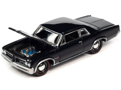 1964 Pontiac GTO Nocturne Blue Metallic Limited Edition to 2500 pieces Worldwide "OK Used Cars" 2023 Series 1/64 Diecast Model Car by Johnny Lightning